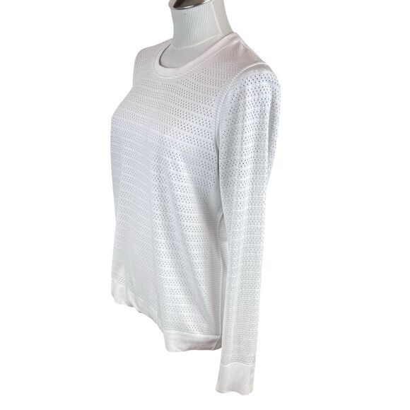 Lululemon Swiftly Breathe Long Sleeve Shirt Top Sz 10 White. - Picture 5 of 11